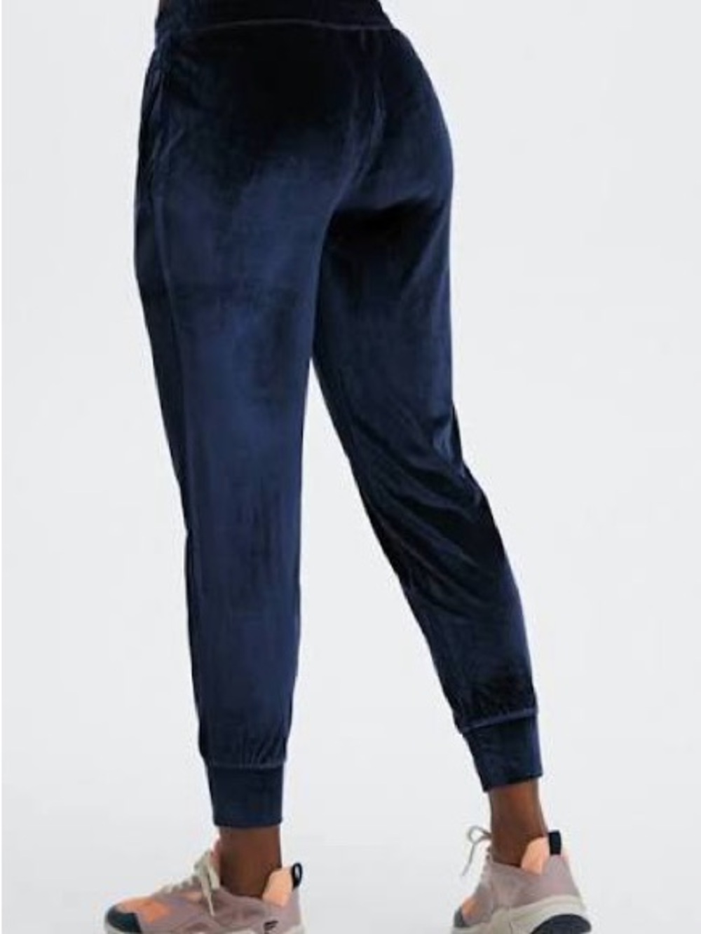 Fabletics Navy Blue Velour Luxe Daria Joggers XXL